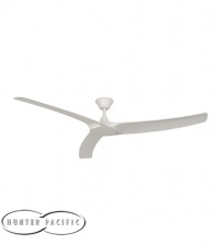Hunter Pacific Aqua 70" DC IP66 Ceiling Fan with Remote - White